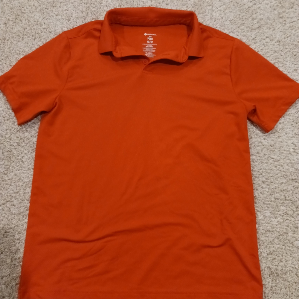 Men's Orange Polo Shirt